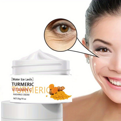 30g Turmeric Vitamin C Eye Cream, Tightens, Moisturizes, Rejuvenates, Smoothes, And Firms Eye Skin, Improves Eye Skin Elasticity