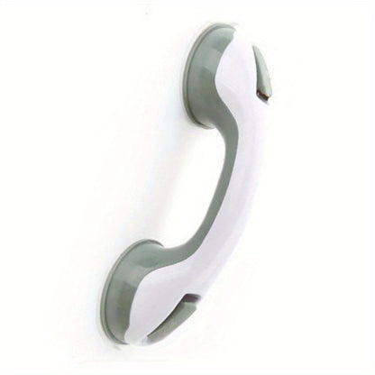 Easy-Install Suction Cup Safety Handles for Bathroom - Ideal for Pregnant Women & Elderly, Contemporary Style in Plastic/Brass