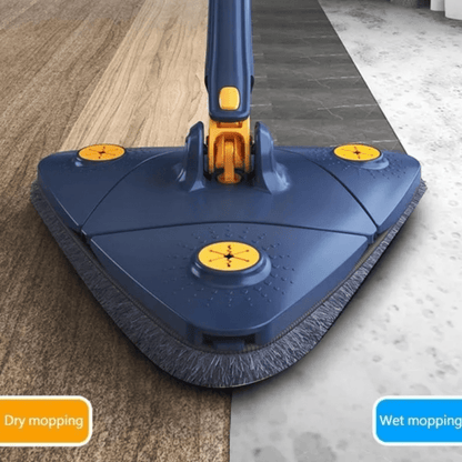 360° Rotating Triangle Mop - Adjustable & Retractable for Easy Cleaning on All Surfaces, Ideal for Home Use