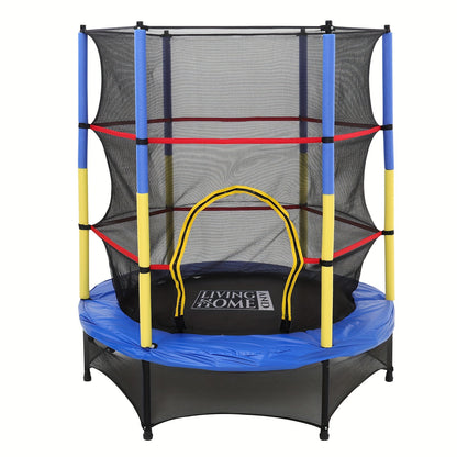 4.5FT Mini Trampoline Enclosure Safety Net In/ Outdoor Jumping Bed Load bearing 45KG