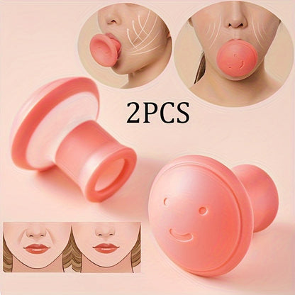 Two facial yoga and jaw exercisers for skin care-men and women double chin breathing exercise equipment