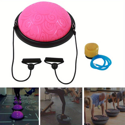 Thicken Explosionproof Cocosity Yoga Fitness Ball Balancing Half Ball Trainer for Yoga Pilates Fitness Exercise Equipment Home Office