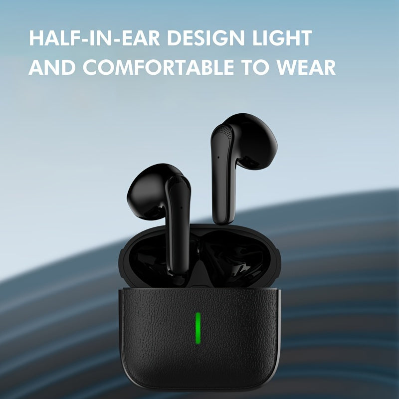 Ultra-Long Battery Life Wireless Earbuds - Mini Dual Stereo In-Ear Sports & Gaming Headphones with USB Charging, Noise Reduction for Calls