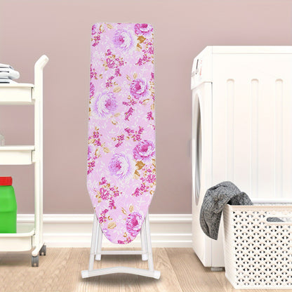 One 92.0x78.0x30.0 cm ironing board with iron stand Ironing board height adjustable Smooth edge good load bearing non-slip wear resistant ironing board