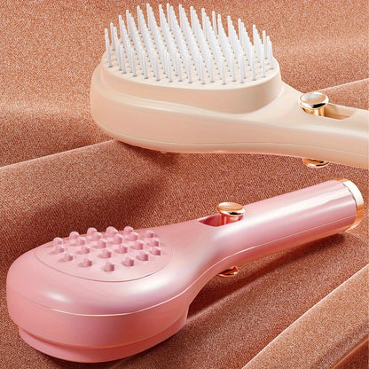 1pc Telescopic Rubber Bristle Hair Brush for Normal Hair, Scalp Massage Comb, Hair Detangling, Anti-static, Hair Care Tool