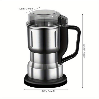 Coffee grinder, home small grains and cereals grinding machine automatic grinder, suitable for home kitchen