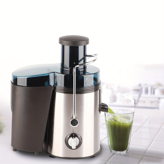 400W Centrifugal Juicer Machines, Stainless Steel Whole Fruit And Vegetable Juice Extractor With Two Speed Settings, BPA-Free, Easy Clean, 500ML