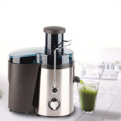 500ML Stainless Steel EVHOOE Juicer Machine with Two Speed Settings, Easy Clean - Whole Fruit and Vegetable Centrifugal Juice Extractor