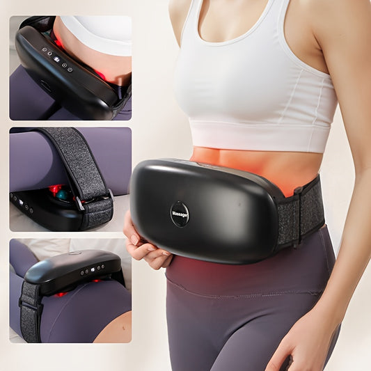 USB Rechargeable Full Body Massager - Portable Waist, Abdomen & Leg Toner with Rotating Kneading Action for Slimming and Wellness