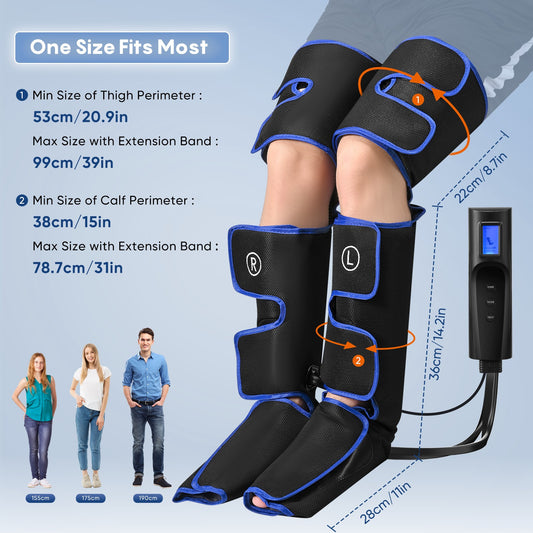 "🔥 Ultimate Relaxation: High-Tech Foot & Leg Massager - Soothing Pain Relief, Enhanced Circulation, Perfect for Home Spa Sessions & Athletic Recovery! 🌟"