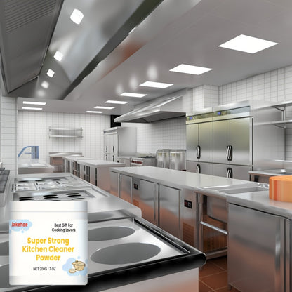 Powerful Restaurant Kitchen Cleaning Powder - Removes Tough Grease, Oil Stains, And Hood Filth