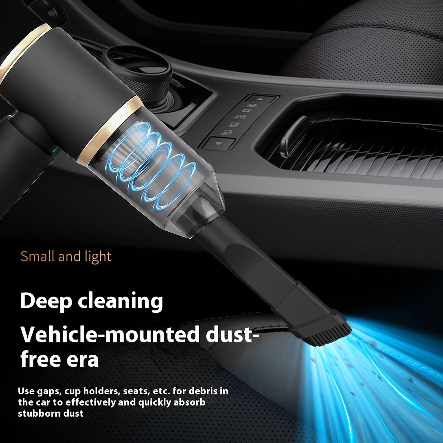 Cordless Handheld Vacuum Cleaner - USB Rechargeable, 4000mAh Lithium Battery, Ideal for Computer & Car Cleaning, Pet Hair Removal, Home & Office Use with Accessories