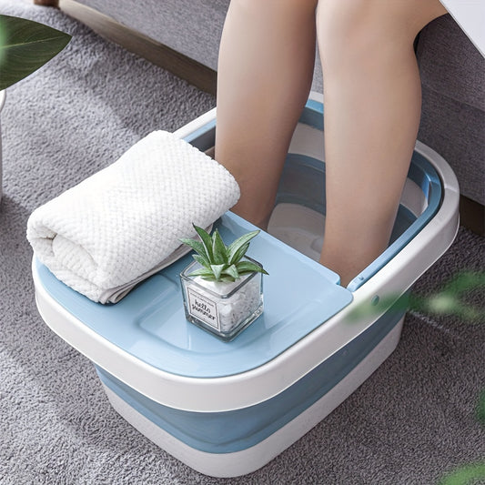 Folding Foot Spa Pedicure Wet Bath Massage Bucket Feet Therapy Luxury Foldable Foot Massage Bucket