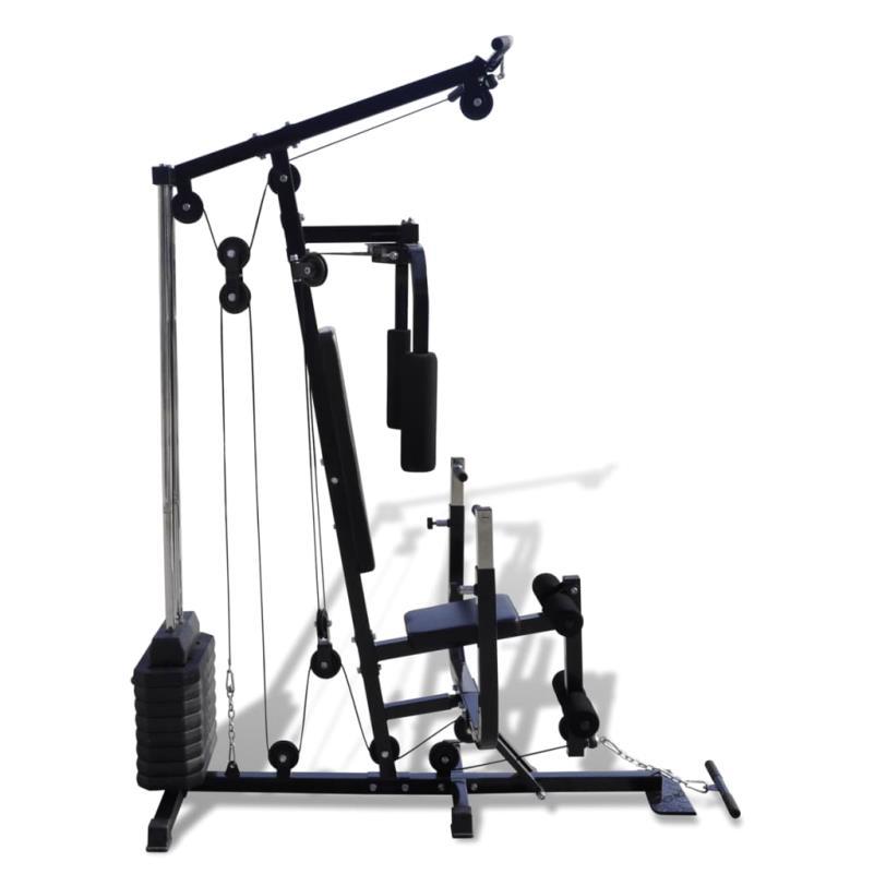 Versatile Home Gym Fitness Machine - Ideal for Full Body Workouts, Strength Training & Cardio Exercise, Durable Iron Construction