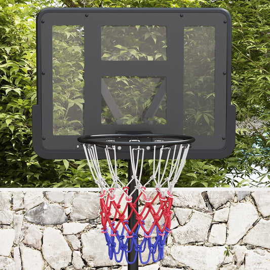 Height Adjustable Basketball Hoop and Stand, Free Standing Portable Basketball Hoop System with Weighted Base and Wheels, for Kids Junior Adults, 1.7-2.3 (m)