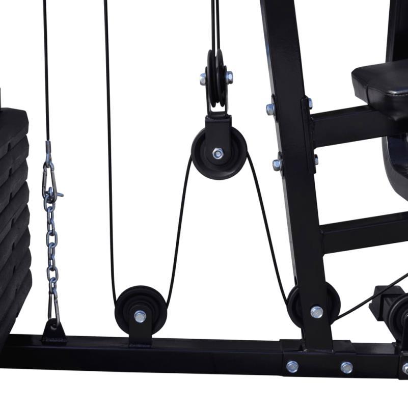 Versatile Adjustable Home Gym System - Full Body Strength Training Machine & Workout Station, Ideal for Effective Weightlifting, No Batteries Required