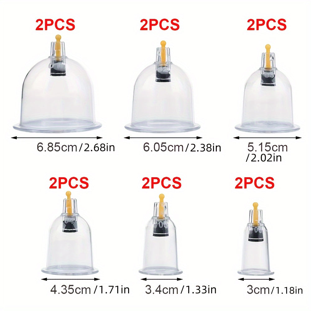 32PCS cupping vacuum massage cup set for healthy acupuncture suction