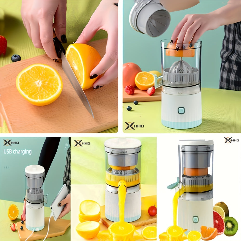 Small Portable Multi-functional Automatic Juicer with USB Charging for Orange Juice Cup Separation