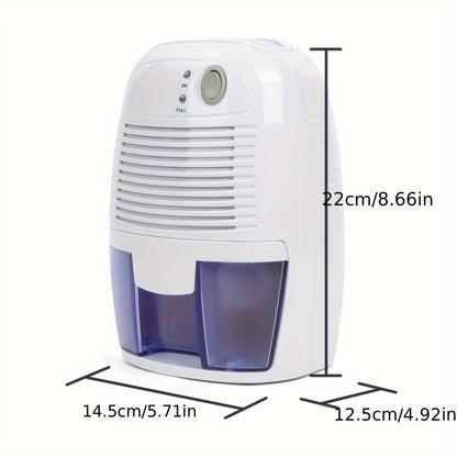 Compact Silent Dehumidifier - Dehumidifier 500ml Portable Air Dehumidifier Portable Dehumidifiers For Bedroom, Household, And Small Spaces With Auto Shut-Off, Low Energy Consumption, And Easy To Clean Design For Damp, Mould, Moisture In Home Bedroom