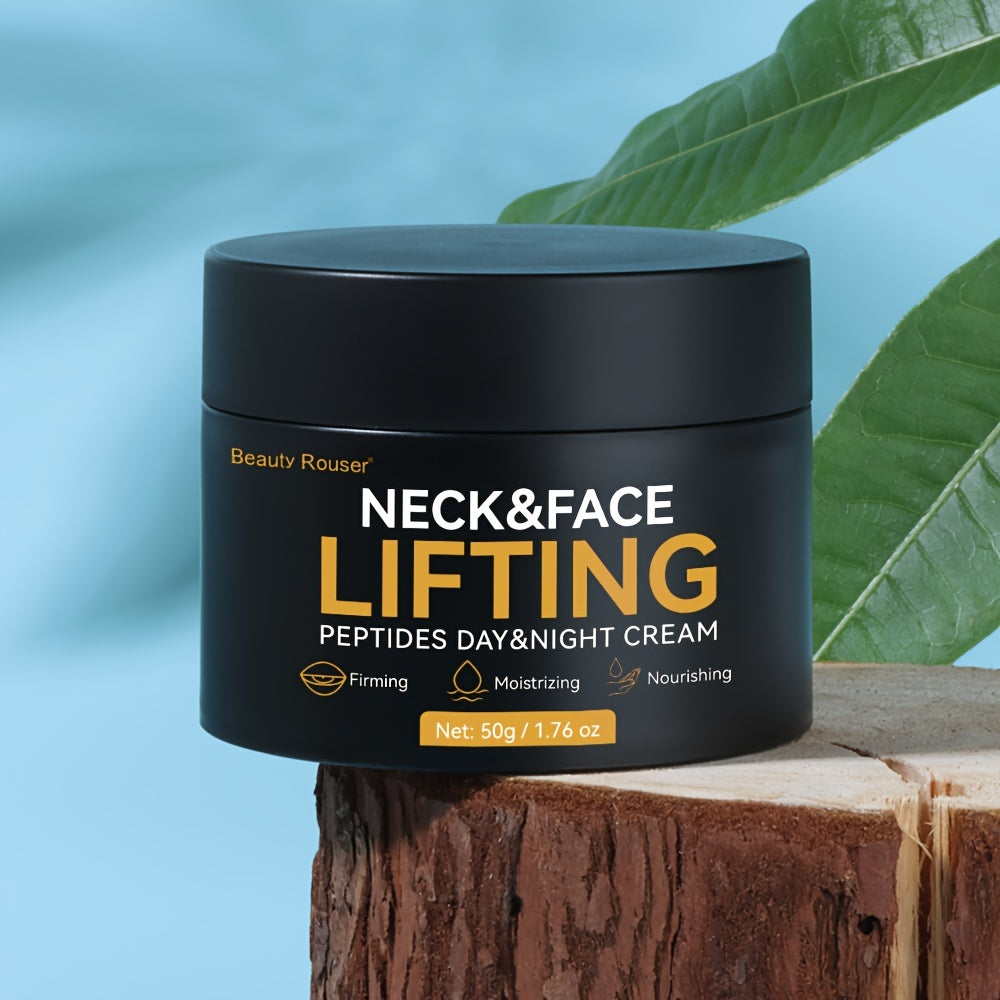 50g Neck & Face Lifting Cream - Facial Moisturizer With Retinol Collagen And Hyaluronic Acid, Day And Night Cream, Firming Hydrating Neck Cream, For Men & Women With Plant Squalane