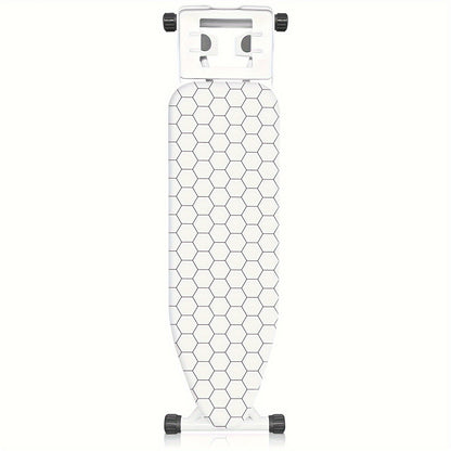 1pc Amazing Tour Ironing Board 110 x 30cm Metal Iron with Lightweight Foldable Non Slip Adjustable Height for Indoor Home Foldable Ironing Board