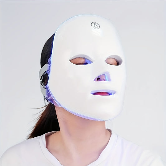 LED Face Mask 7 Color LED Household Facial Beauty Instrument Facial Skin Care Mask Holiday Gifts For Women