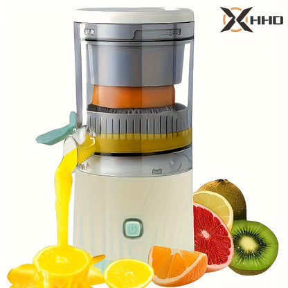 HHD Compact Portable Juicer - USB Rechargeable, Automatic Squeeze & Efficient Separation, Ideal for Fresh Orange Juice - Essential Kitchen Gadget