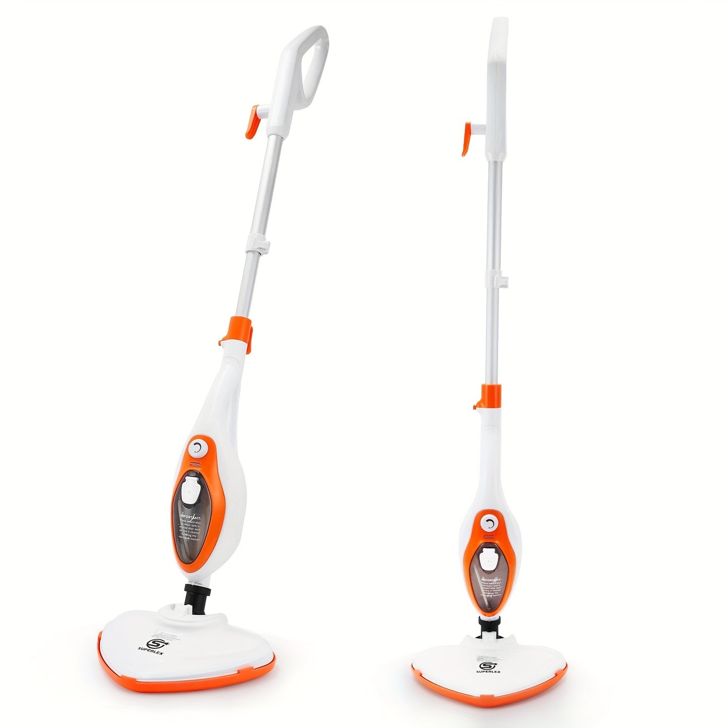 SUPERLEX 12-IN-1 Mutlifunction Steam Mop Detachable Handheld Variable Steam Control With Microfibre Pad For Carpets, Laminate, Hard Floors, Bathroom, Kitchen, Windows