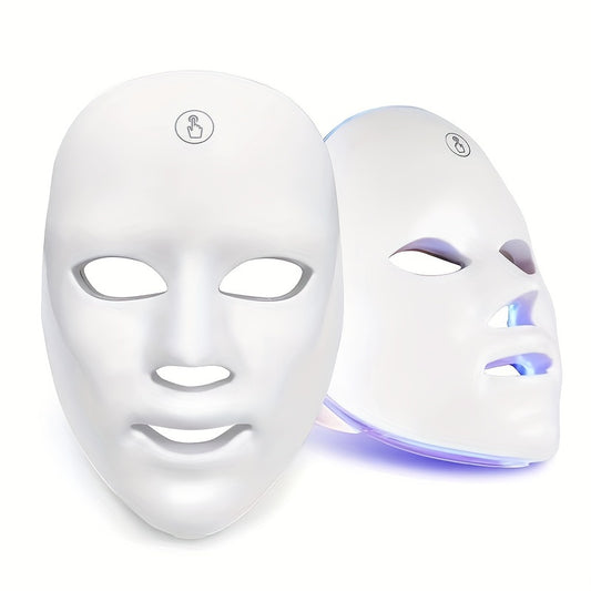 Seven Color LED Light Face Mask Beauty Facial Skin Care Mask Instrument For All Skin Types