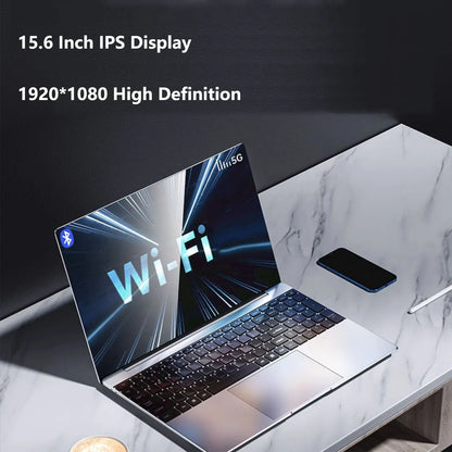 15.6 Inch Laptop 32GB Ram 2TB SSD Windows 11 Notebook Pc Gamer N5095 Office Computer with Backlit Fingerprint Wifi Camera