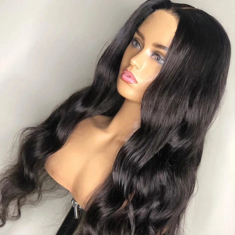 Silk Base Full Lace Human Hair Wig Body Wave 13x6 Peruvian Remy 360 Frontal with Baby Hair Wavy Silk Top Transparent Lace Front