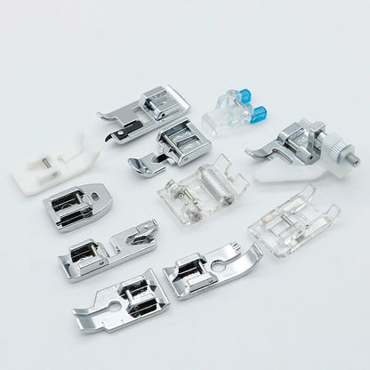 4/11pcs Sewing Machine Presser Foot Feet Kit Set With Box Brother Singer Janom Sewing Machines Foot Tools Accessory Sewing Tool