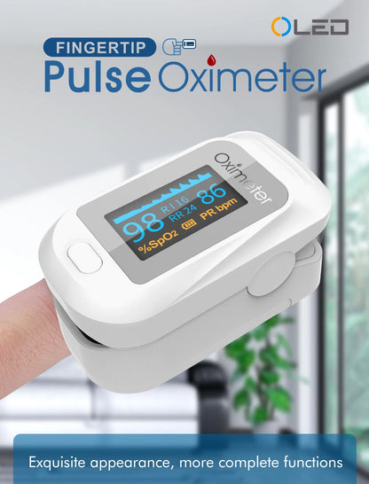 Portable Professional Finger Oximeter Digital Finger Pulse Oximeter OLED Blood Oxygen Heart Rate Health Diagnostic Monitor Tool