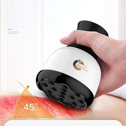 Wireless Guasha Stone Therapy Machine Anti Cellulite Body Massage electric Vibrator Heating Gua Sha Detox SPA Sauna Relaxation