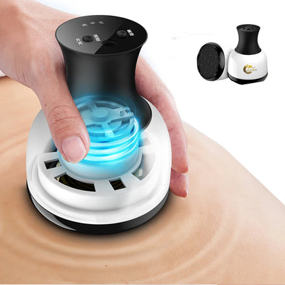 Wireless Guasha Stone Therapy Machine Anti Cellulite Body Massage electric Vibrator Heating Gua Sha Detox SPA Sauna Relaxation