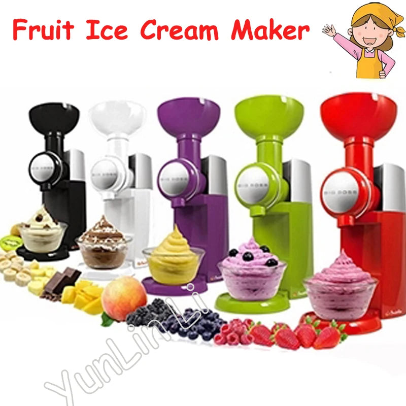 Fruit Ice Cream Maker Frozen Fruit Dessert Making Machine Household Colorful Ice Shakers/ Ice Crusher