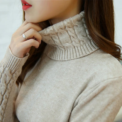 Sweater Female 2023 Autumn Winter Cashmere Knitted Women Sweater And Pullover Female Tricot Jersey Jumper Pull Femme