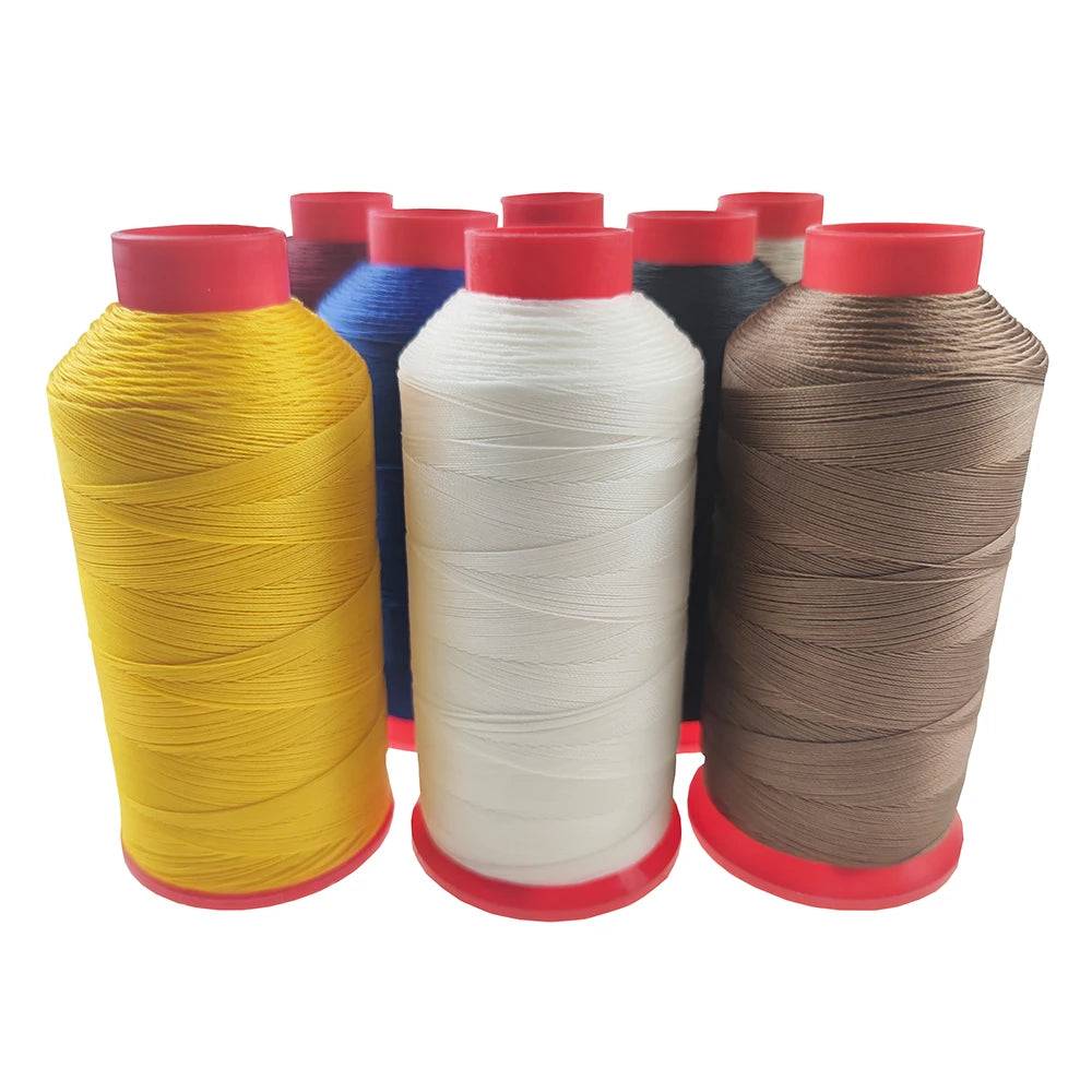 Sanbest High Tenacity Bonded Nylon Thread TEX70 Tkt40 210D/3 1500Y Multi - Filaments Sewing Threads Nylon66 for Footwear Leather