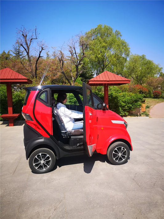 Mini  Electrice  Car  4 Wheels Vehicle  Adult  Fully Enclosed Mobility Scooter COC EEC  3 Seats  New Energy Electric