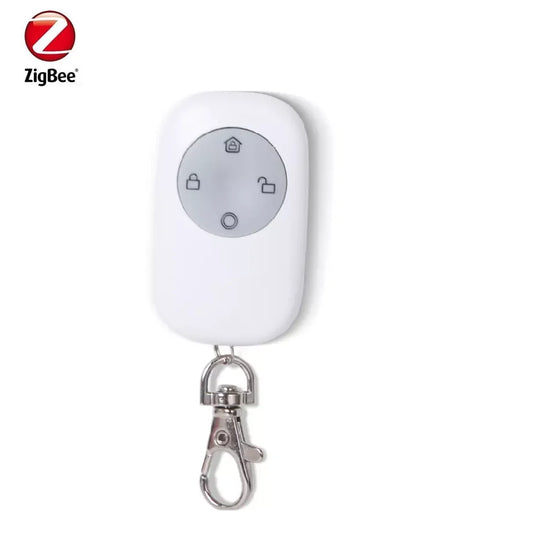 Zigbee 3.0 Smart Remote Controller With Arm Disarm SOS Button 4 Key Feature Works With Zigbee2mqtt and Home Assistant