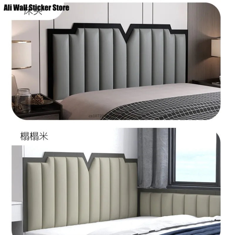 20x50cm Simple Self-adhesive Tatami 3D Three-dimensional Upholstered Wall Sticker  Headboards