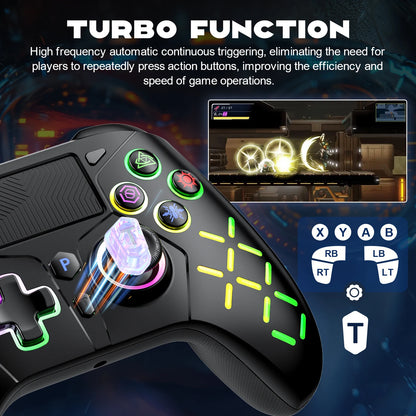 Playstation 5 Controller For Ps5/Ps4/Ps3/Nintendo Switch/Pc Gamepad Console With Turbo Dual Sense Vibrate Programming Function