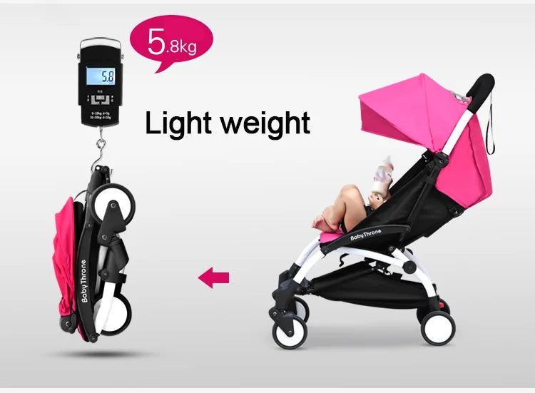 Original Yoya Baby Stroller Trolley Car Folding Baby Carriage Buggy Lightweight Pram Travel Pushchair Newborn Stroller