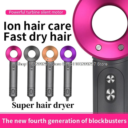 Super Hair Dryer Leafless Hair dryer Personal Hair Care Styling Negative Ion Tool Constant Anion Electric Hair Dryers