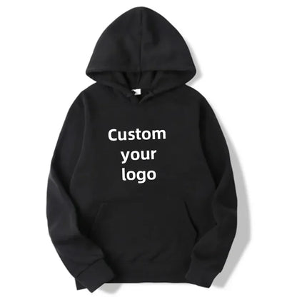 Customized hooded shirt for men and women, featuring photos and logos of your design. High end gifts in EU sizes