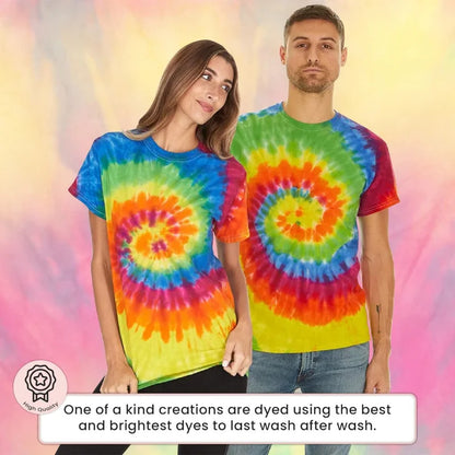 Featured tornado themed tie dye shirt, suitable for men and women wearing loose short sleeved T-shirts