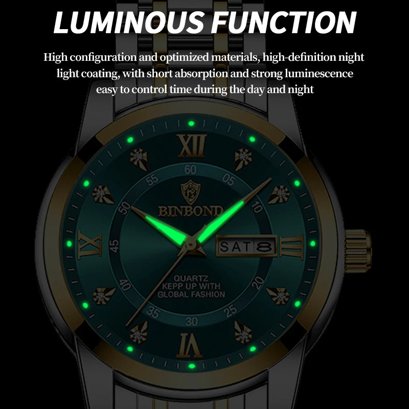 2024 Top Brand Luxury Fashion Diver Watch Men 30ATM Waterproof Date Clock Sport Watches Mens Quartz Wristwatch Relogio Masculino