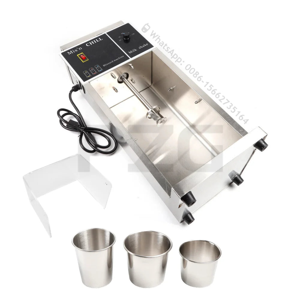 110V 220V Variable Flurry Speed Ice Cream Blender Maker DIY Various Flavors Flurry Ice Cream Mixer Milk Shake Mixer Machine