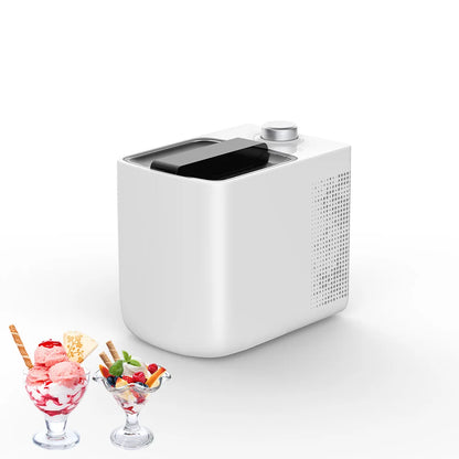 Electronic Mini Ice Cream Machine Without Pre Cooling, Household Small Automatic Homemade Yogurt Ice Cream Machine