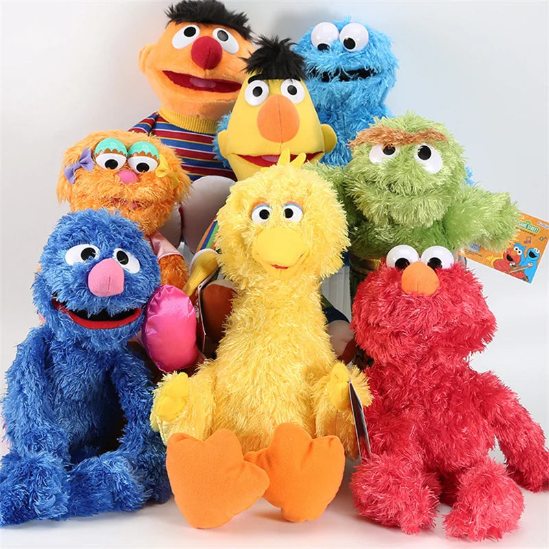 Cute Plush Toy Dolls Featuring Elmo Cookie Monster Big Bird and Kermit the Frog Are Adorable Options for All Ages